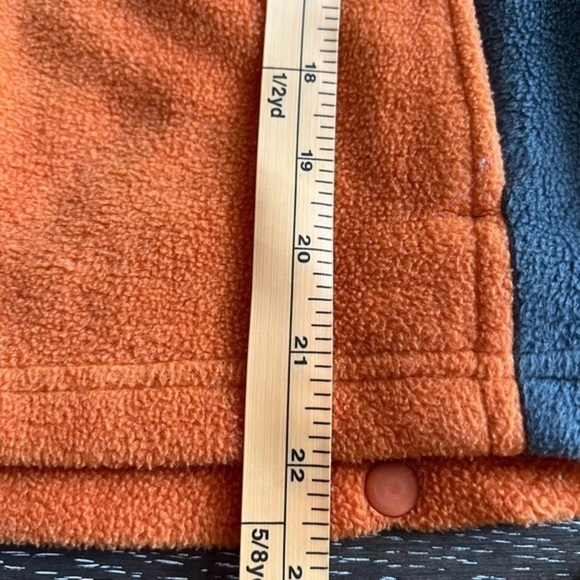 Columbia Orange Fleece Zip Up Jacket - Picture 5 of 13